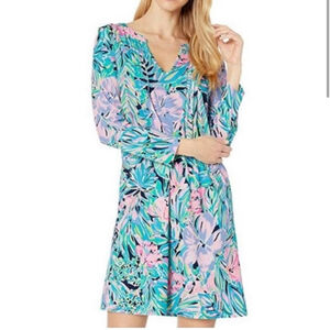 Lilly Pulitzer Aubrey UPF 50+ Dress SZ XXS Bermudaful